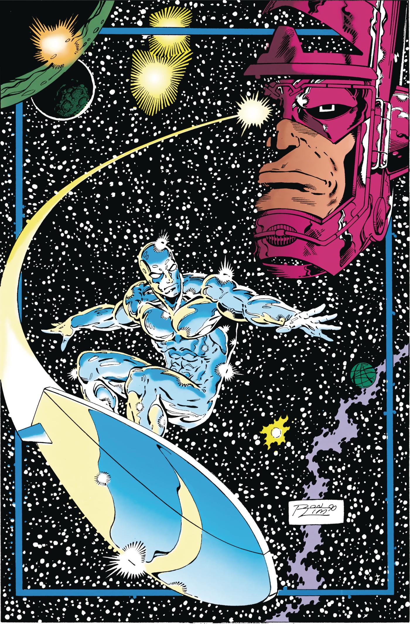 Silver Surfer: Return To The Spaceways Omnibus Ron Lim Cover (Hardcover)
