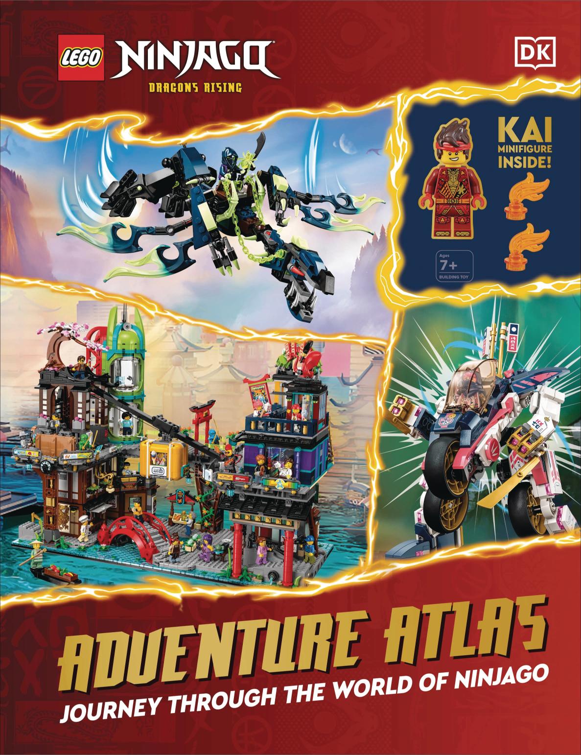 LEGO Ninjago Dragons Rising Adventure Atlas: Journey Through the World of Ninjago (Hardcover)