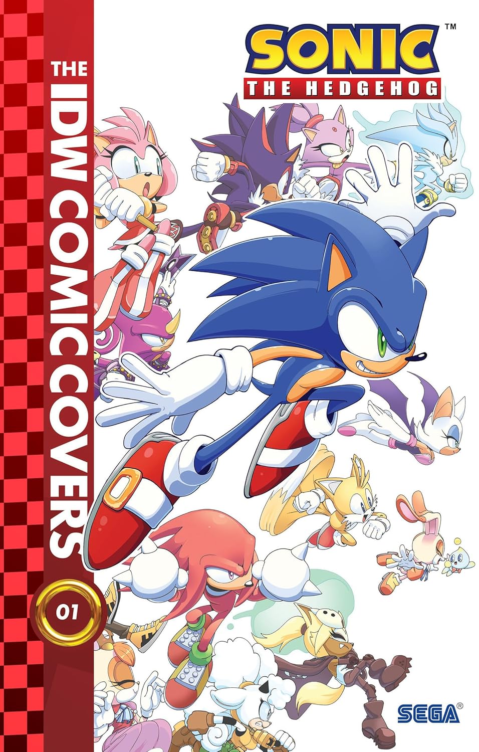 Sonic the Hedgehog: The IDW Comic Covers, Vol. 1 (Hardcover)