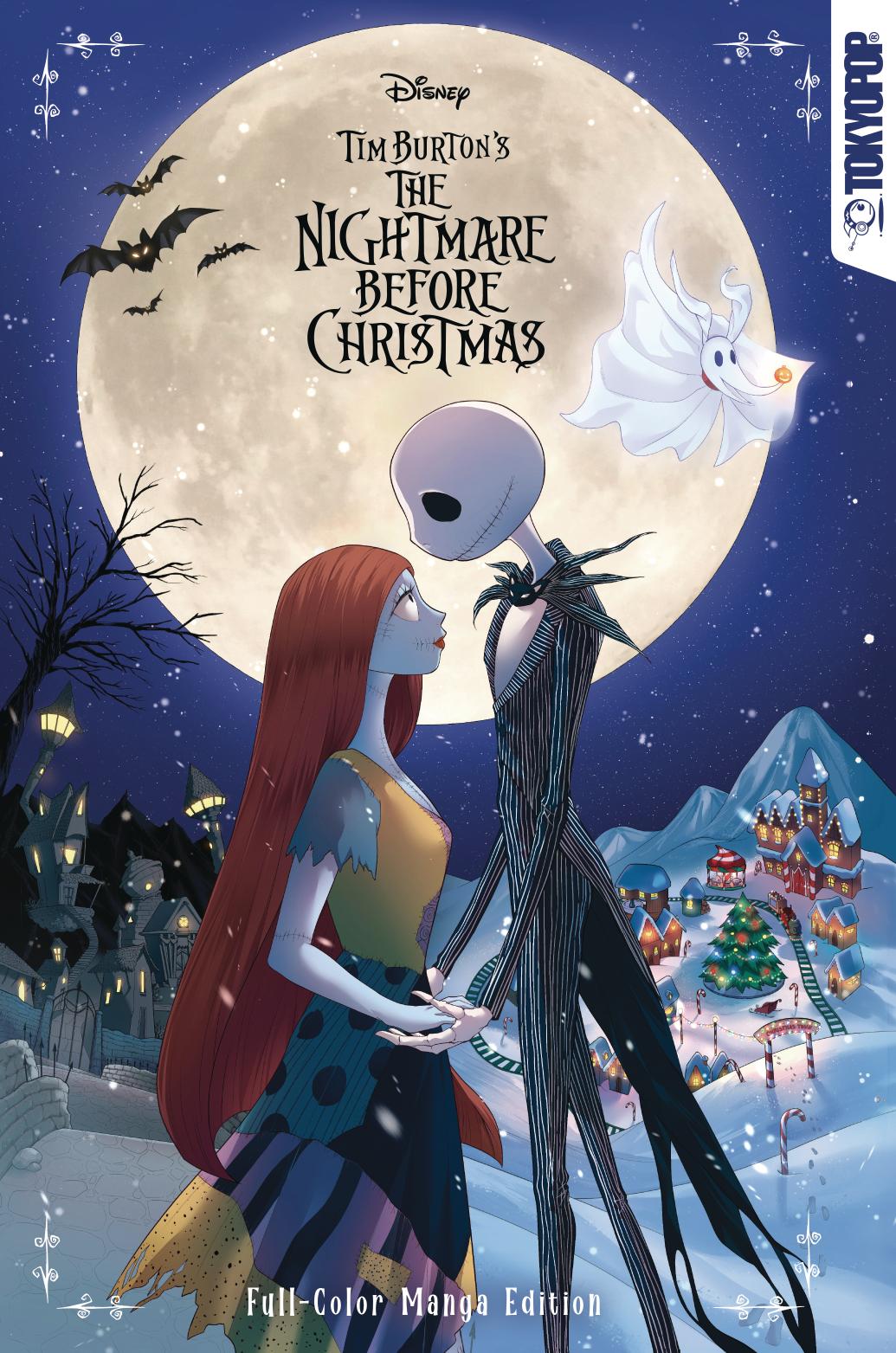 Disney Tim Burton's The Nightmare Before Christmas Full-Color Manga Edition (Hardcover)