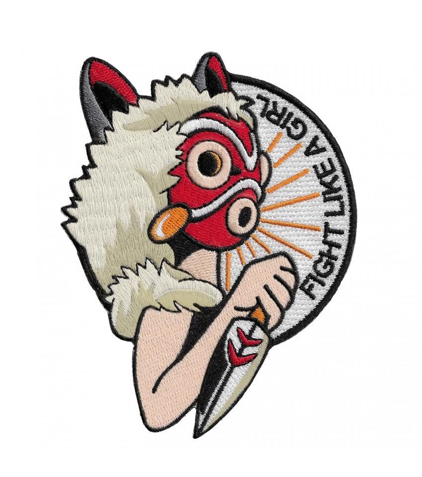 La Barbuda Patch: Fight Like a Girl (Princess Mononoke)