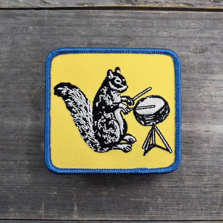 Quiet Tide Goods Patch: Drumming Squirrel