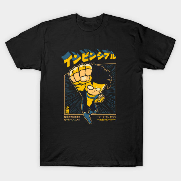 T-Shirt: Invincible Chibi (Navy or Black)