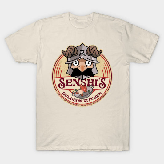 T-Shirt: Senshi's Dungeon Kitchen - Creme
