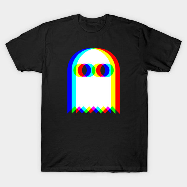 T-Shirt: Trippy Ghost (Black)