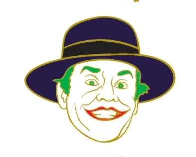 Yesterdays Enamel Pin: Crime Clown (Joker 1989)