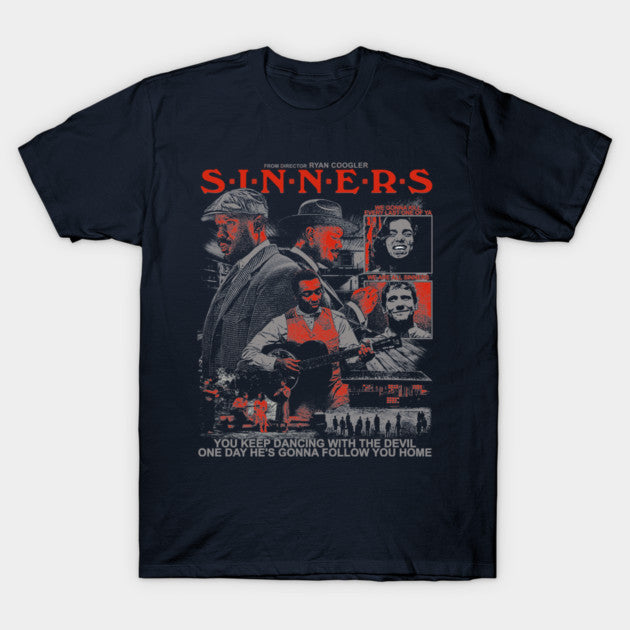 T-Shirt: Sinners (Navy or Black)