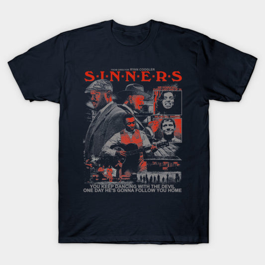 T-Shirt: Sinners (Navy or Black)
