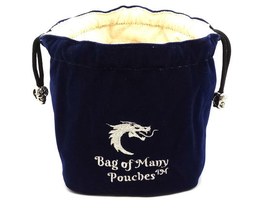Dice Bag of Many Pouches: Blue
