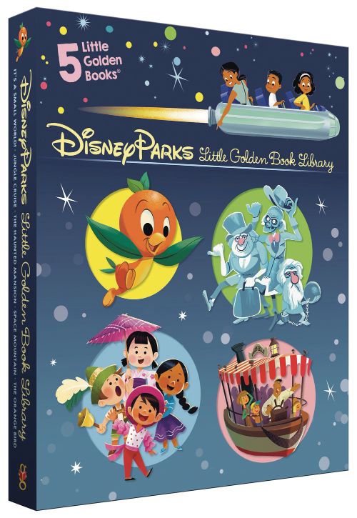 Little Golden Book: Disney Parks Library - It's a Small World, The Haunted Mansion, Jungle Cruise, The Orange Bird, Space Mountain