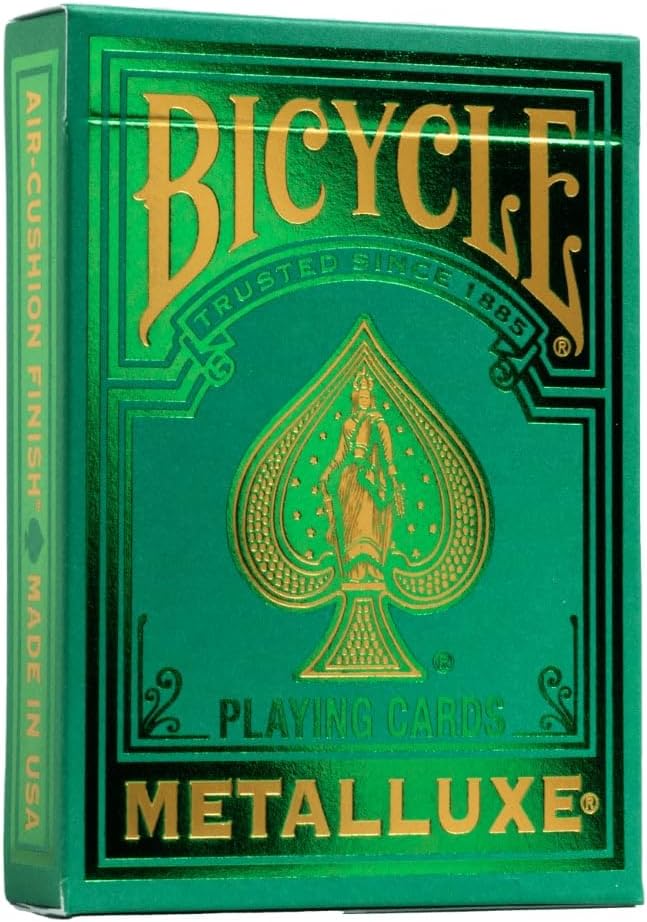 Bicycle Playing Cards: Metalluxe - Green