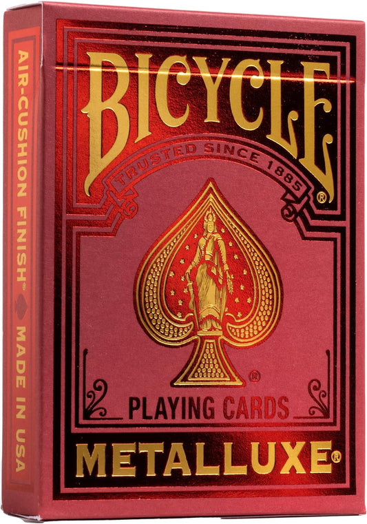 Bicycle Playing Cards: Metalluxe - Red