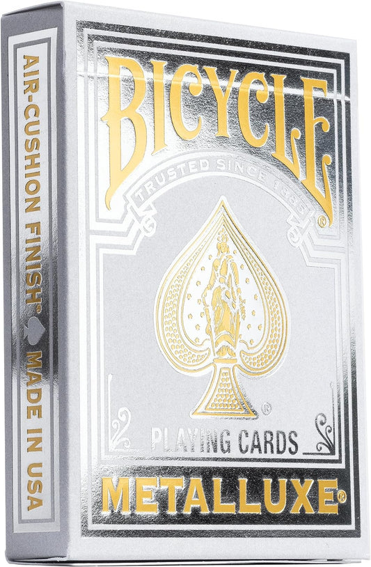 Bicycle Playing Cards: Metalluxe - Silver