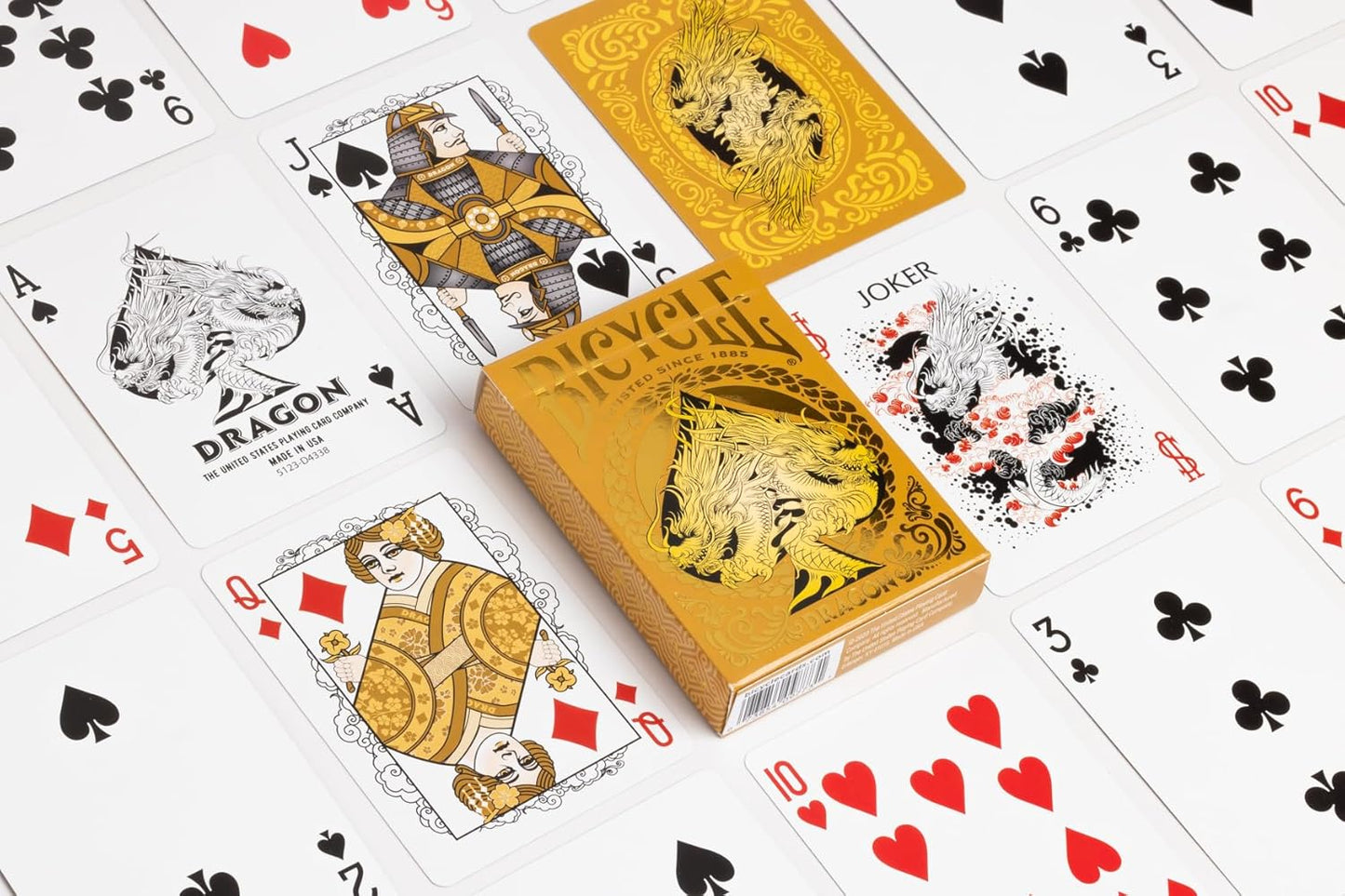 Bicycle Playing Cards: Gold Dragon