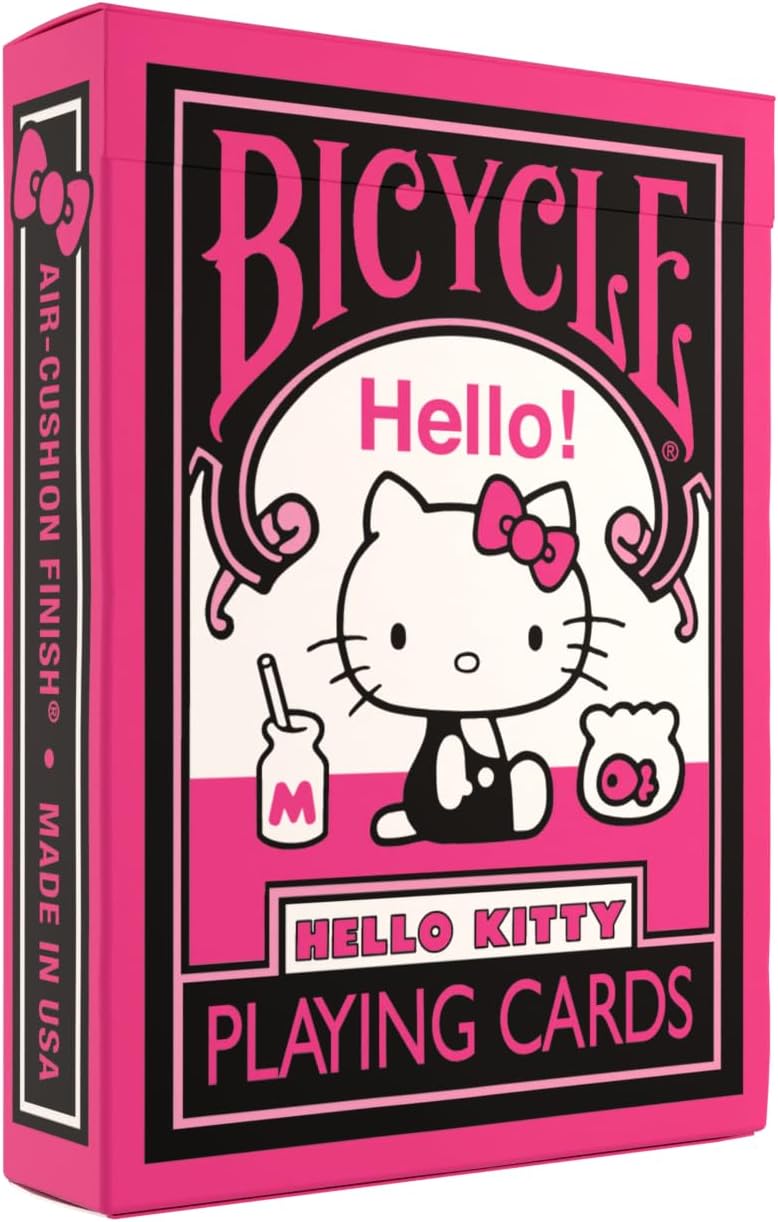 Bicycle Playing Cards: Hello Kitty - Black & Pink