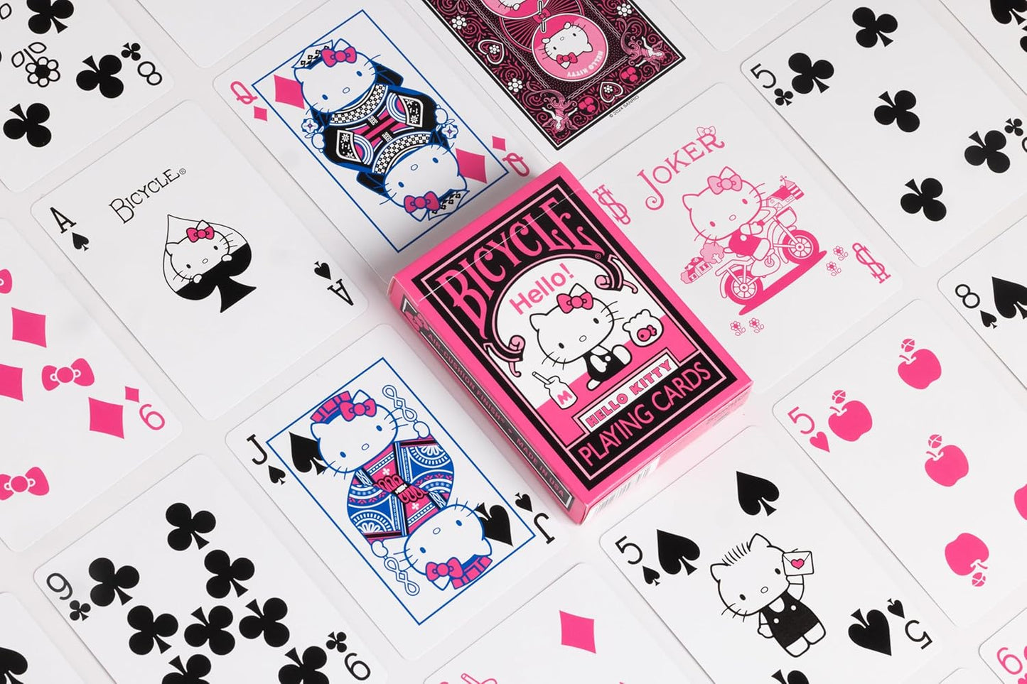 Bicycle Playing Cards: Hello Kitty - Black & Pink