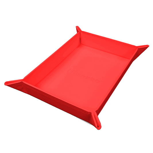 Vivid Dice Tray: Magnetic Foldable - Red