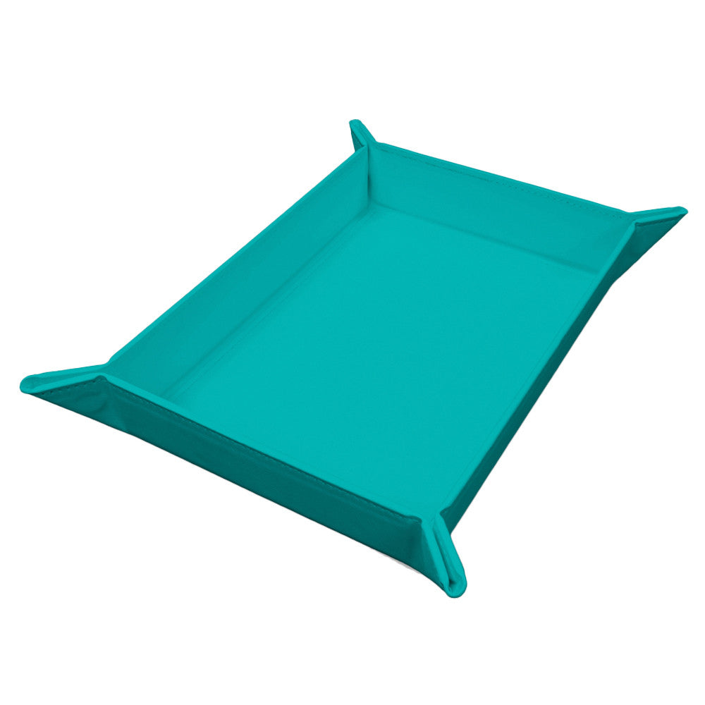 Vivid Dice Tray: Magnetic Foldable - Teal