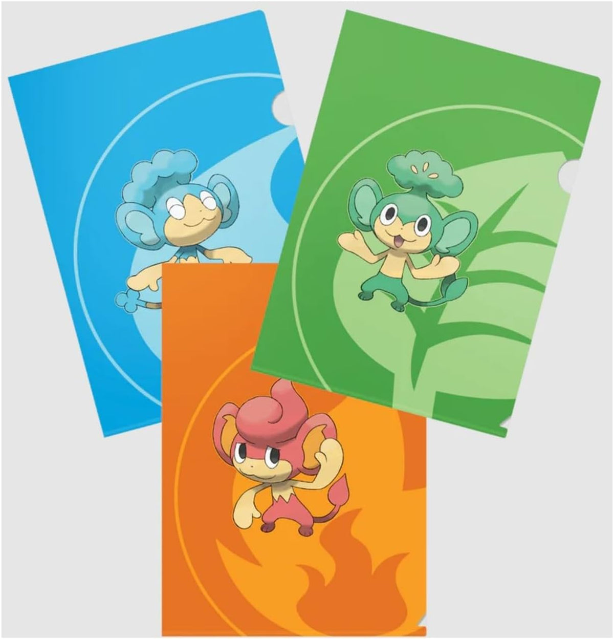 Pokémon Tournament Folios featuring Pansage, Pansear, and Panpour