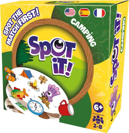 Spot It! Camping (2024 Refresh -- Eco-Sleeve Edition)