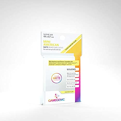 Board Game Card Sleeves: MATTE Mini-American