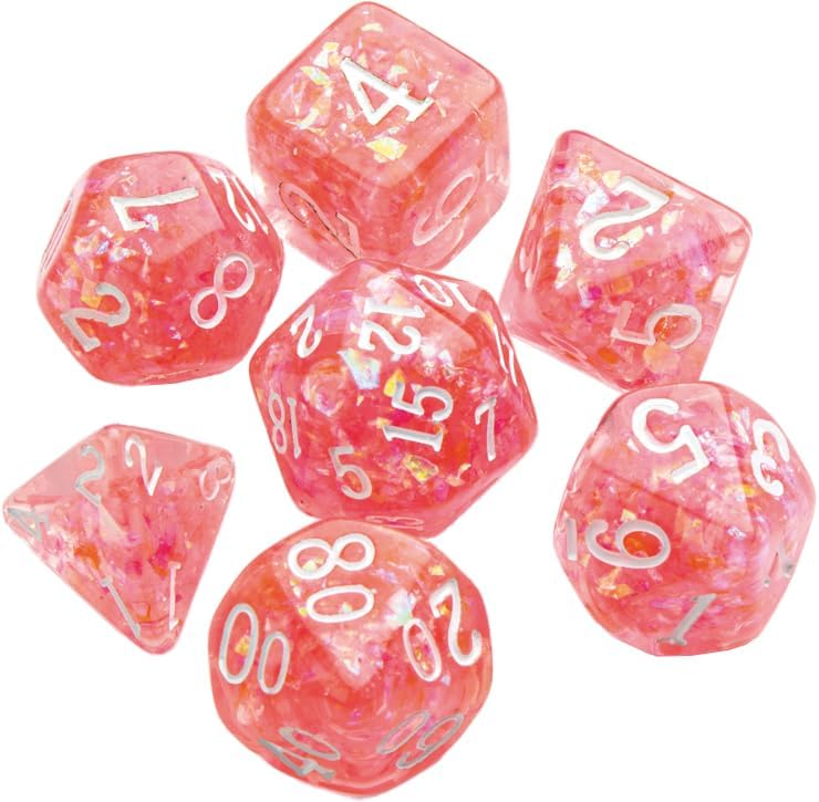 Gamegenic Dice Set: Candy-Like - Peach (7)