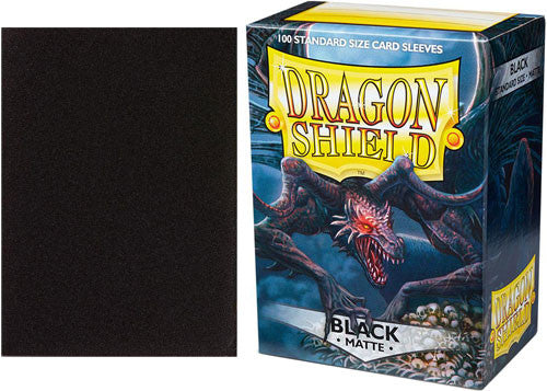 Dragon Shield: Sleeves - Matte Black (100)