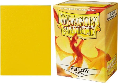 Dragon Shield: Sleeves - Matte Yellow (100)