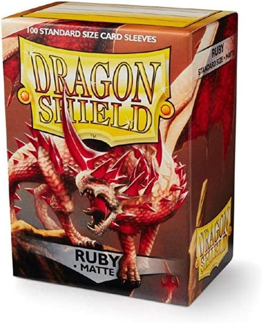 Dragon Shield Sleeves: Matte - Ruby (100)