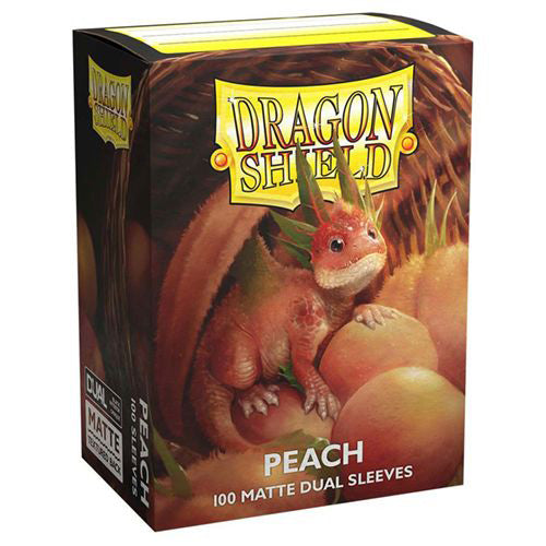 Dragon Shield Sleeves: Matte Dual - Peach (100)