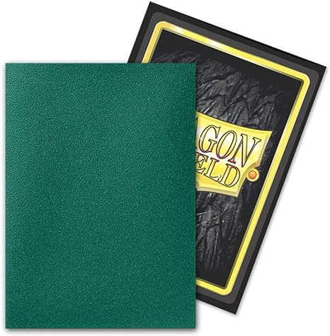 Dragon Shield: Card Sleeves - Matte Metallic Green (100)