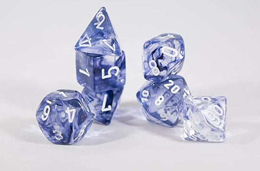 Chessex Dice Set: Nebula Black/White (7)