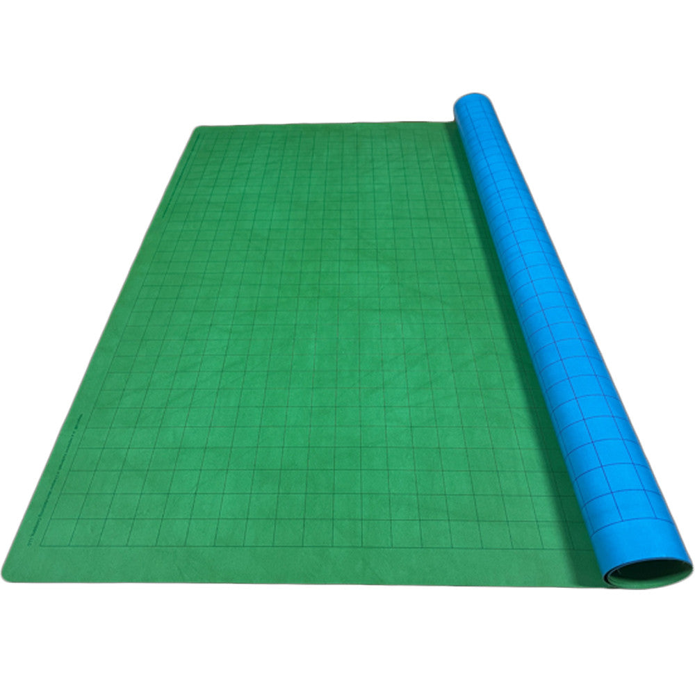 Reversible Megamat: 1-inch Square - Blue/Green (34.5" x 48")