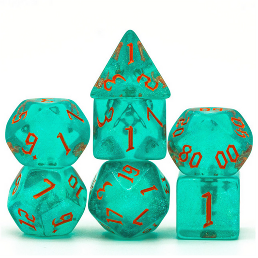 Foam Brain Games Dice Set: Hurricane Elemental (7)