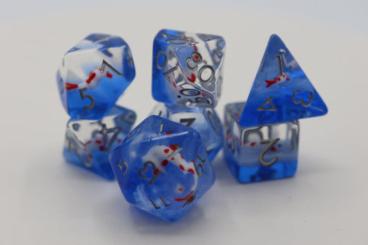 Foam Brain Games Dice Set: Koi Pond (7)