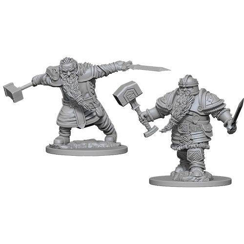 D&D Nolzur's Marvelous Unpainted Minis: W1 Male Dwarf Fighter