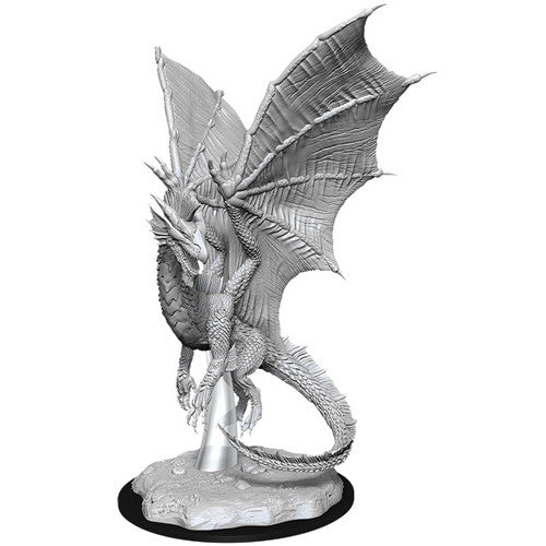 D&D Nolzur's Marvelous Unpainted Minis: W11 Young Silver Dragon