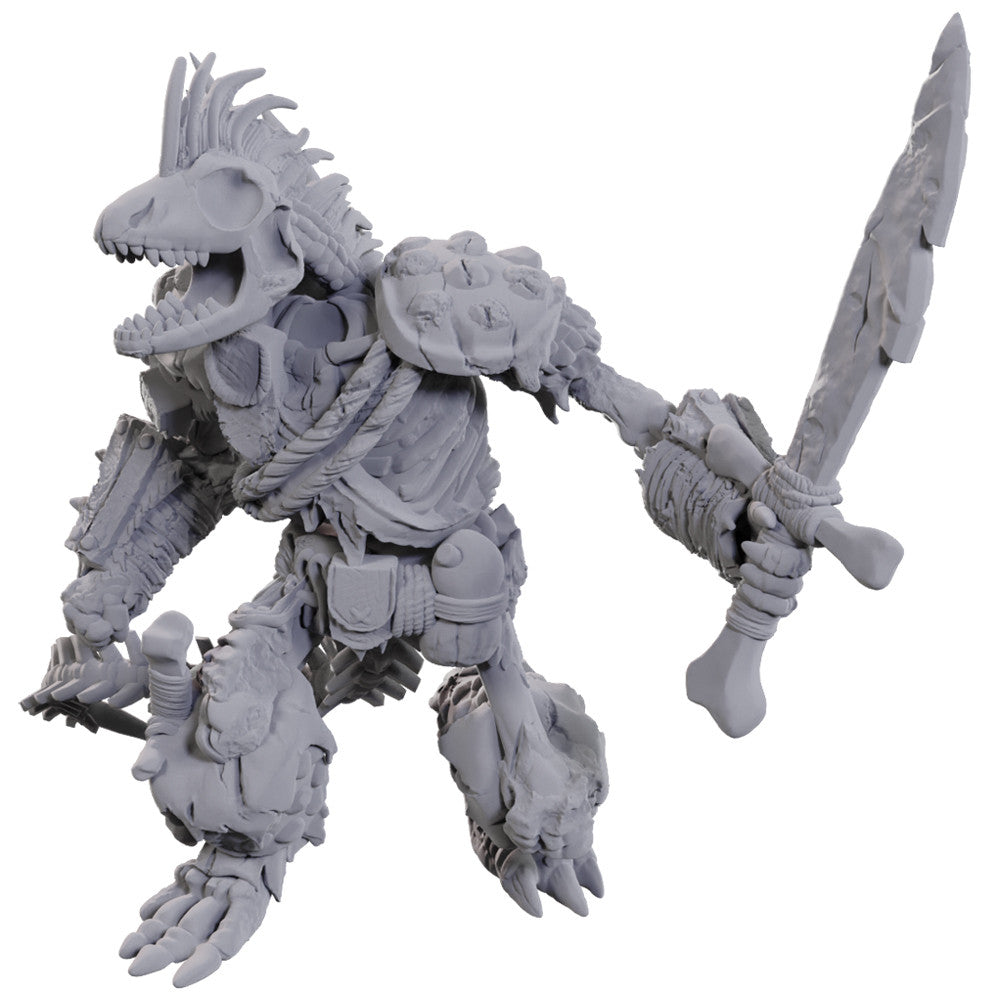 D&D Nolzur's Marvelous Unpainted Minis: W23 Lizardfolk Skeleton