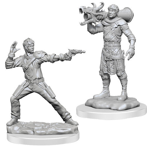 D&D Nolzur's Marvelous Unpainted Minis: W19 Human Artificer & Apprentice