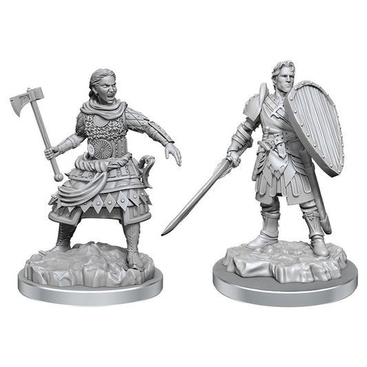 D&D Nolzur's Marvelous Unpainted Minis: W21 Human Fighters