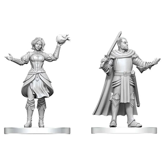 D&D Nolzur's Marvelous Unpainted Minis: Knight & Mage Apprentice