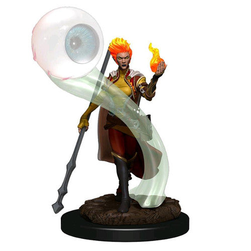 D&D Premium Painted Figure: W6 Female Fire Genasi Wizard