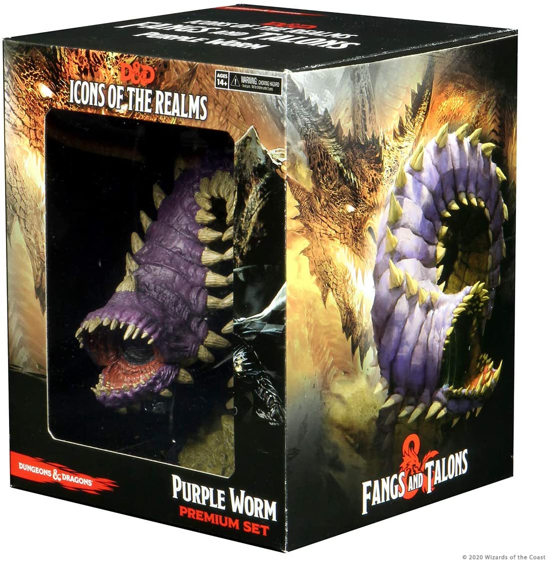 D&D Icons of the Realms: Fangs & Talons - Purple Worm Premium Set