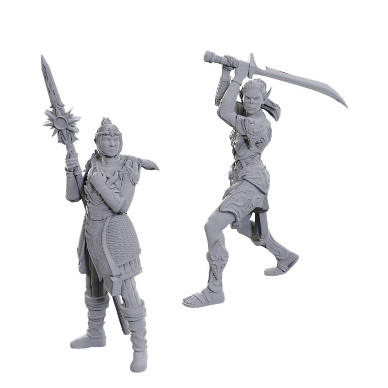 D&D Nolzur's Marvelous Unpainted Minis: Baldur's Gate 3 - Lae'zel & Shadowheart