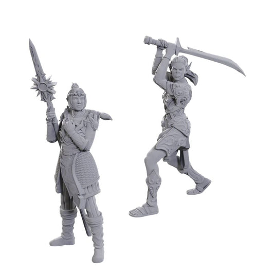 D&D Nolzur's Marvelous Unpainted Minis: Baldur's Gate 3 - Lae'zel & Shadowheart