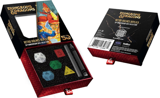 FanRoll Dice Set: D&D 50th Anniversary - Retro Holmes Replica