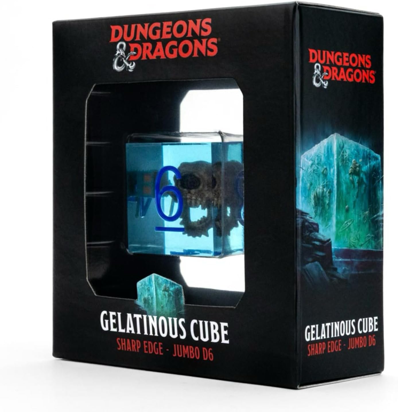 D&D Jumbo Inclusion: 40mm Gelatinous Cube d6 (1)