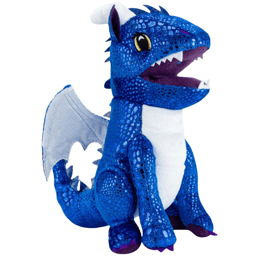 FanRoll Dice Bag: Plush Dragon (Blue)
