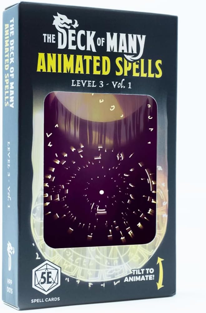 The Deck of Many Animated Spells: Vol 3 A-M (D&D 5E Compatible)