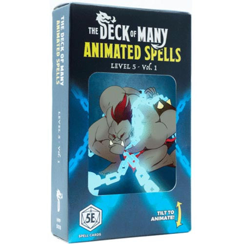 The Deck of Many Animated Spells: Level 5 Vol 1 (D&D 5E Compatible)